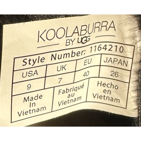 Koolaburra by UGG Deza Lace-Up Utility Boots Womens Sz. 9 Black Suede New $120 A - Picture 12 of 15